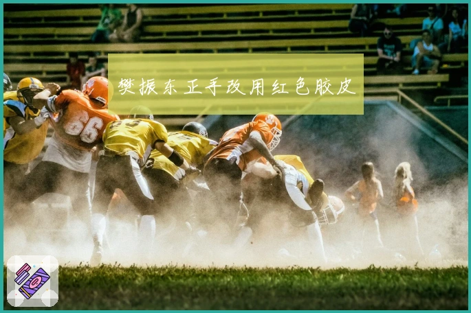 樊振东正手改用红色胶皮